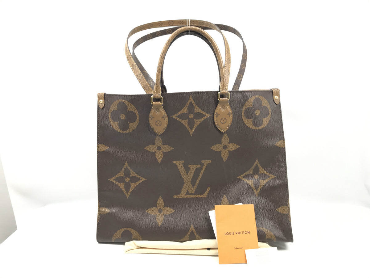 LOUIS VUITTON monogram monogram on the go GM bag tote bag