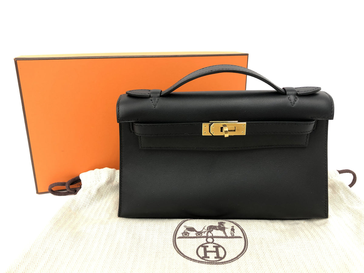 HERMES Kelly pochette Kelly handbag