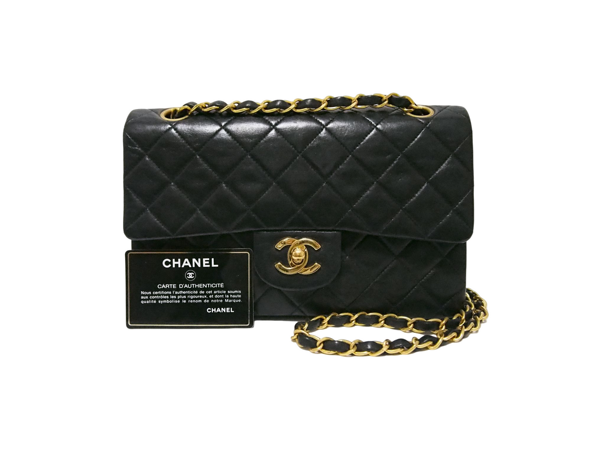 CHANEL lambskin W flap 23 [with seal card] No. 2 shoulder bag