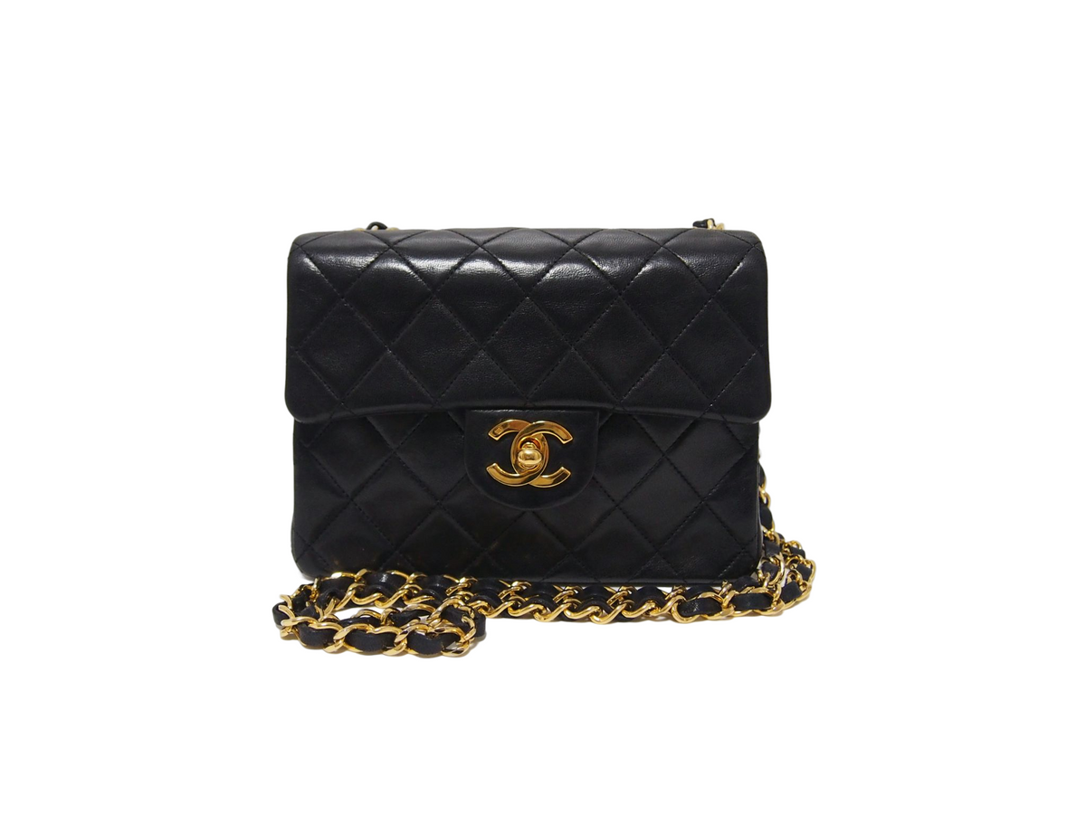 CHANEL Lambskin Mini Mastrasse [with sticker] No.1 Shoulder Bag