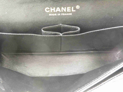 CHANEL matelasse matelasse 25 chain shoulder W hula black x G card metal fittings shoulder bag