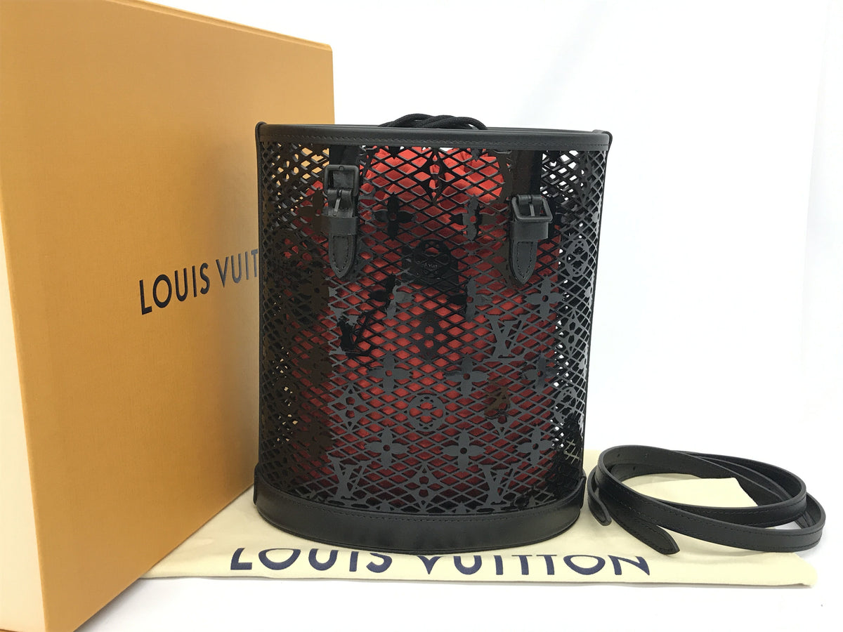 LOUIS VUITTON Bucket PM Black Shoulder Bag