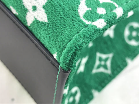 LOUIS VUITTON Monogram On The Go PM Green Handbag