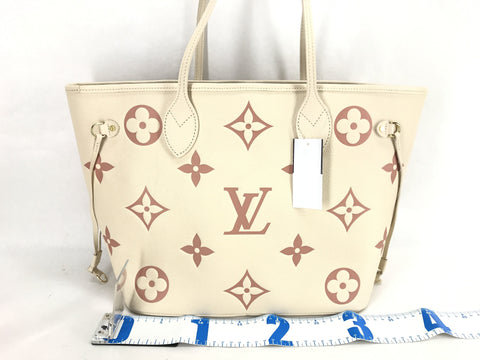 LOUIS VUITTON Monogram Emplant M21579 Emplant Neverfull MM Tote Bag