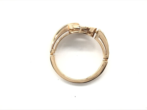 BVLGARI BB Flip Diamond PG Au750 4.6g Ring (Precious Metal)