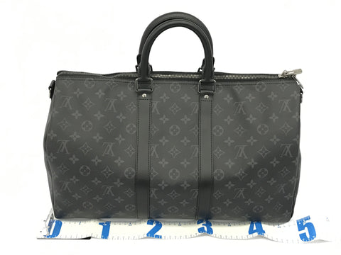 LOUIS VUITTON Monogram Louis Vuitton Monogram Eclipse Keepall 45 Bandouliere Boston Bag