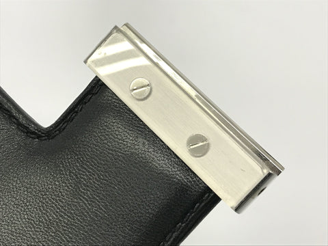 HERMES Constance III24 Voe Epsom Black SS Z Shoulder Bag