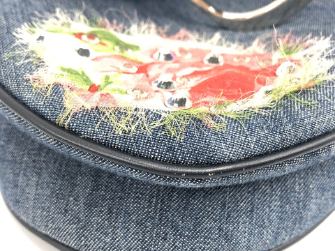 Dior saddle bag denim bag