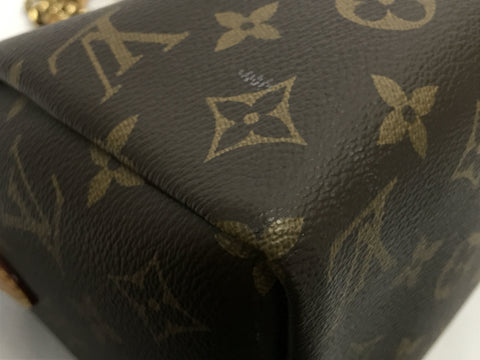 LOUIS VUITTON Monogram Speedy 20 Chain Collection Series Handbag