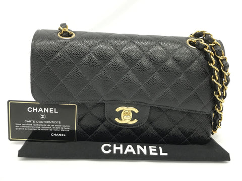 CHANEL Caviar Skin Matelasse 23 Caviar G Metal Fittings Black WW 8853311 Shoulder Bag