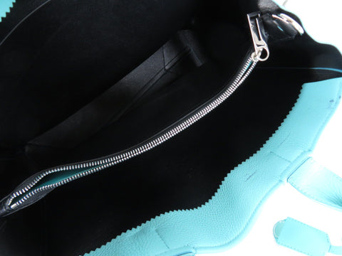 Tiffany & Co. Tiffany 2way Bag Leather Tiffany Blue Tote Bag