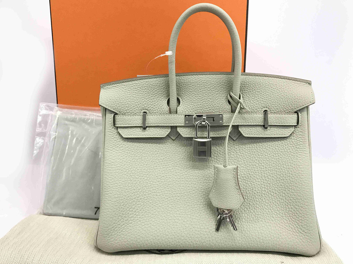 HERMES Birkin Birkin 25 Togo Gripearl SS Z handbag