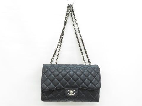 CHANEL W Chain Shoulder Bag Caviar Skin Big Matrasse No. 13 Shoulder Bag