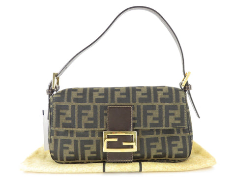 FENDI Zucca Pattern FENDI (Fendi) Mamma Bucket Zucca Pattern Handbag Handbag