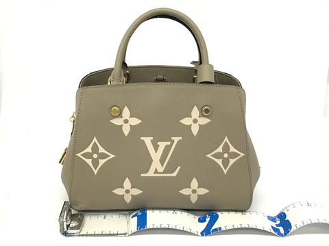 LOUIS VUITTON Monogram Emplant Monogram Emplant Montaigne BB Handbag