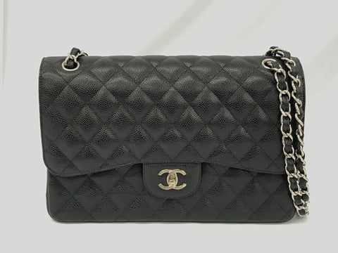 CHANEL Caviar Skin Caviar Skin Matelasse W No. 21 Shoulder Bag