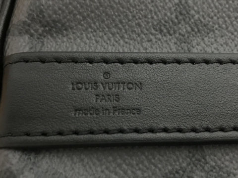 LOUIS VUITTON Monogram Eclipse Keepall Bandouliere 25 Handbag