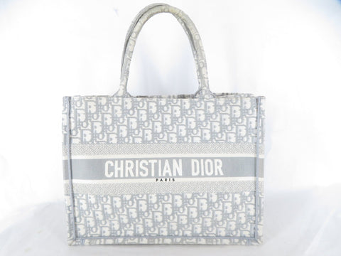 Dior Book Tote Medium Oblique Embroidered Tote Bag