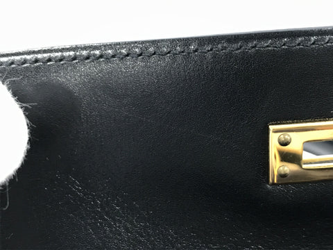 HERMES Kelly mini Kelly boxcalf/strap/〇Y handbag
