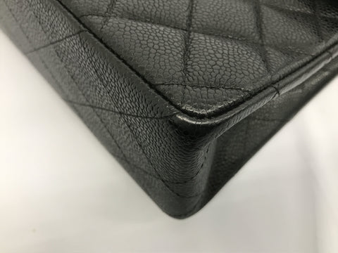 CHANEL Medium Mato Caviar Black SS Shoulder Bag