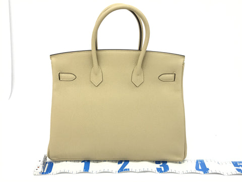 HERMES Birkin Birkin 35 Togo Trench GP hardware X carved handbag