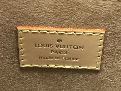 LOUIS VUITTON BACK ON THE GO 1854 NAVY MM TOTE BAG